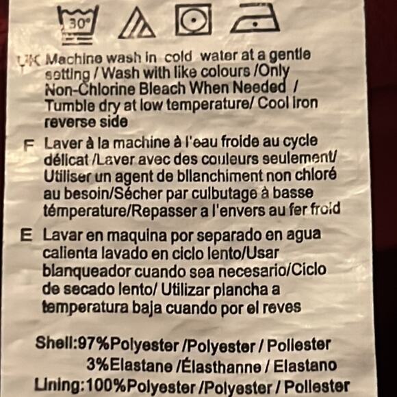 H by Halston Midi Wrap Dress Size L - Picture 6 of 8